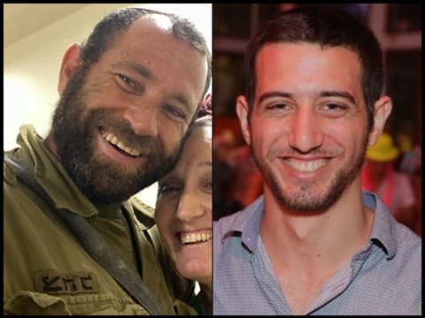 איתן קפולוביץ ז"ל ואלון וייס ז"ל [צילום: דובר צה"ל]