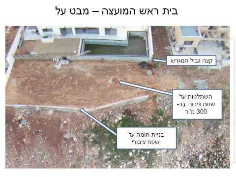 חריגה מן המאושר בתב"ע בביתו של אבי נעים