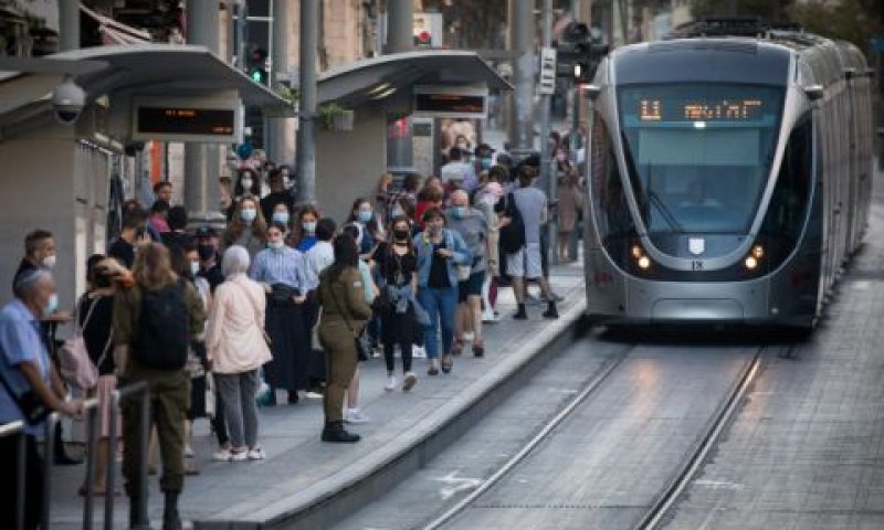 הרכבת הקלה בירושלים [צילום: יונתן זינדל/פלאש 90]