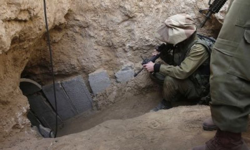 מנהרת טרור של החמאס [צילום: AP]