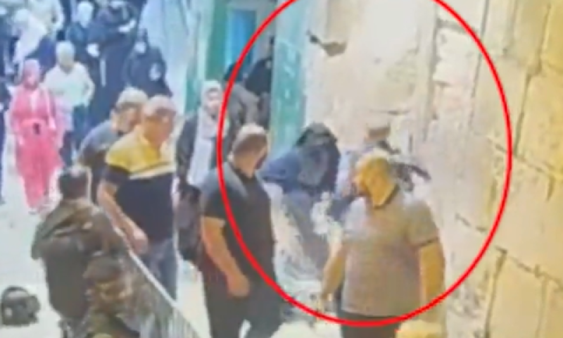 פניה של המחבלת היו מכוסים בחיג'אב [צילום: משטרת ישראל]