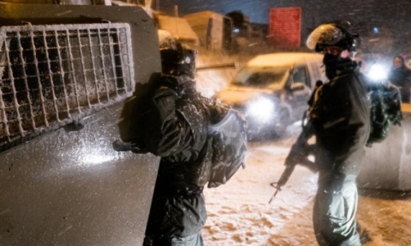 חיילי מילואים בגוש עציון, הערב [צילום: דובר צה"ל]