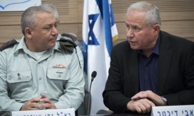 דיכטר ואיזנקוט בוועדה [צילום: יונתן זינדל/פלאש 90]