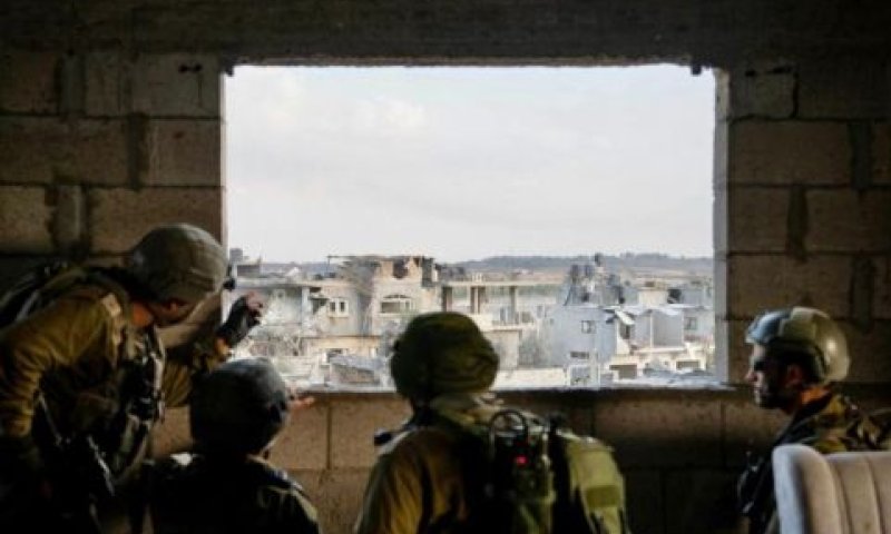 לוחמי צה"ל בעומק רצועת עזה [צילום: דובר צה''ל]