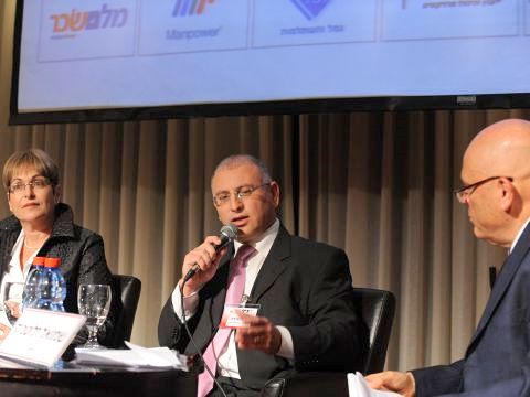 שמואל זלוטניק, שמעון מירון ויעל גרינוולד [צילום: מערכת עדיף תקשורת]