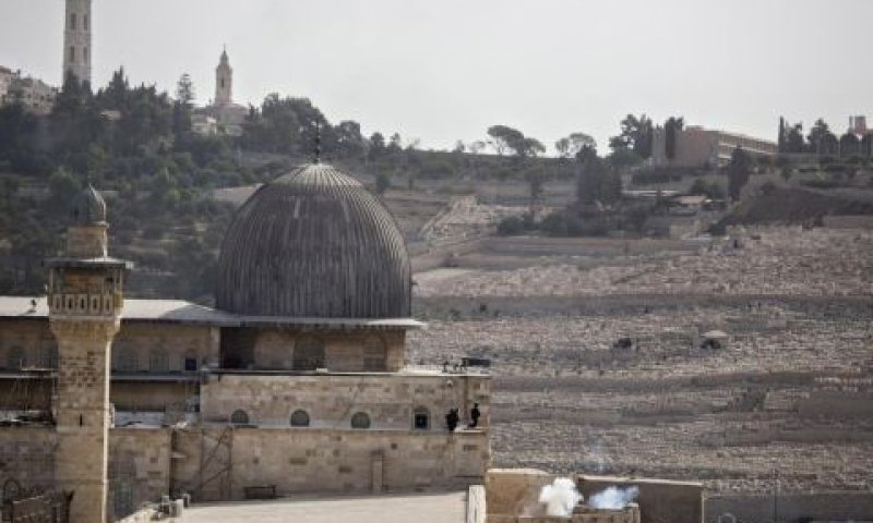 התפרעויות בהר הבית [צילום: AP Photo/Tsafrir Abayov]
