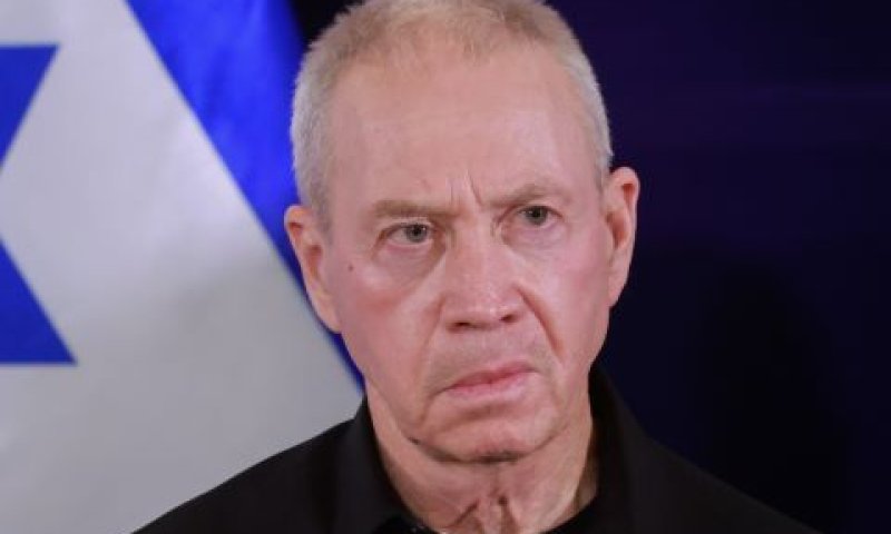 גלנט, במסר חד וברור לנסראללה [צילום: מרק ישראל סלם]