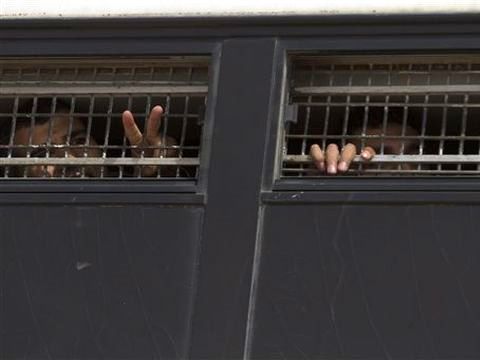 אחד האסירים הורשע במגע עם ארגון עוין [צילום: AP]