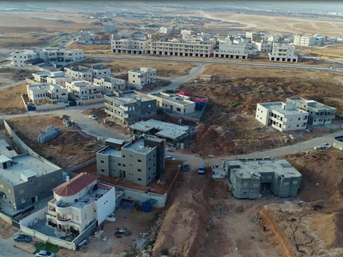 העיר רהט - מבט מלמעלה [צילום: אמיל אלג'ם רשות העתיקות]