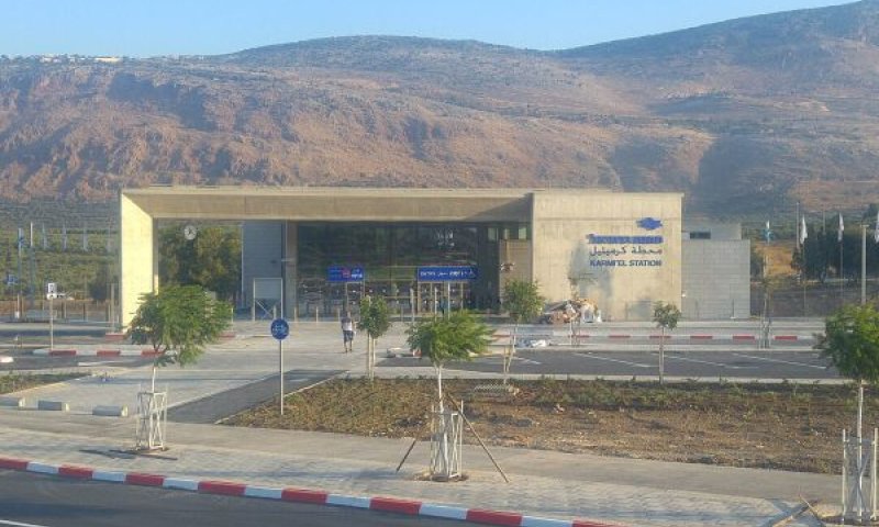 תחנת כרמיאל. העבודות התארכו והורחבו [צילום: איתי לוי]
