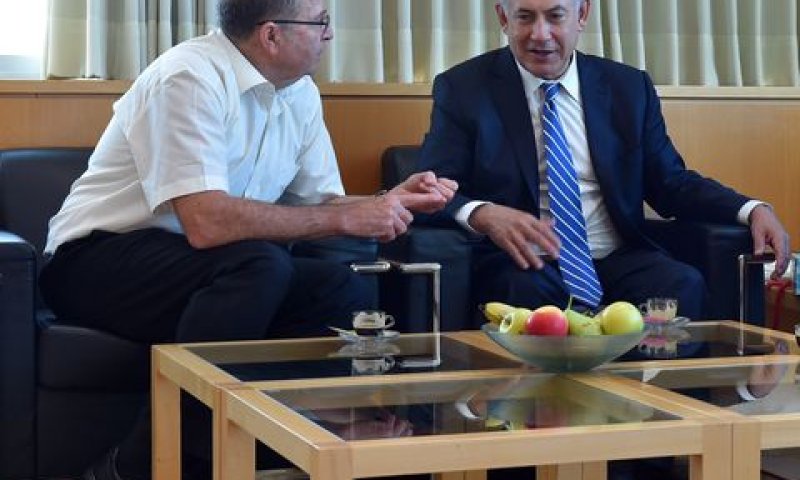 נתניהו. יציע ליעלון [צילום: אריאל חרמוני]