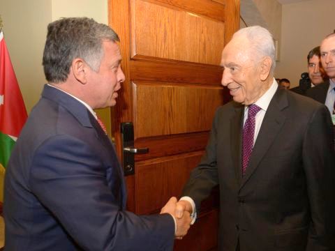 פרס ועבדאללה. חשיבות ליחסים עם ירדן [צילום: מארק ניימן/לע"מ]