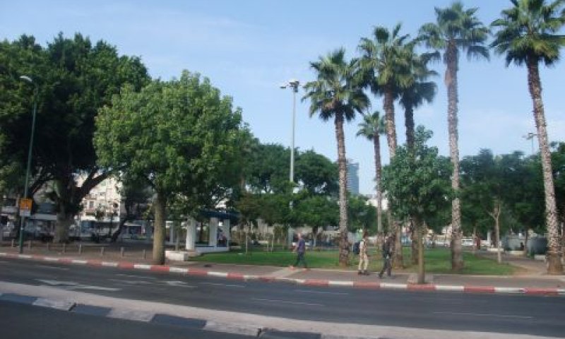 גינת לוינסקי. זירת השוד