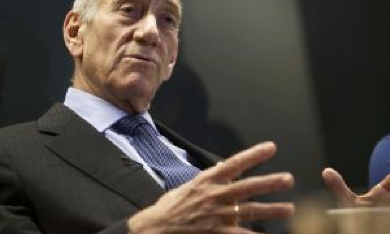 אולמרט. פגישה בוושינגטון [צילום: AP]