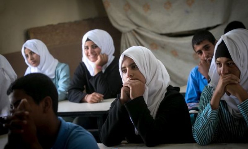 תלמידות בבית ספר בדואי [צילום אילוסטרציה: מרים אלסטר, פלאש 90]