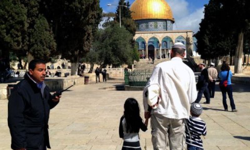 יהודים אינם מורשים היום להתפלל בהר [צילום: פלאש 90]