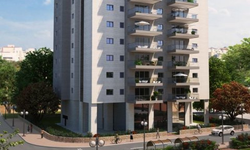 פרויקט פינוי בינוי פוזננסקי בראשל"צ של חב' שמשון זליג [אילוסטרציה: טוטם הדמיות]