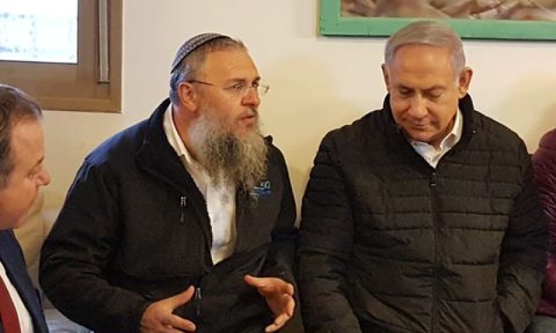 נתניהו. "מה שנפל יקום" [צילום: מוא"ז גוש-עציון]
