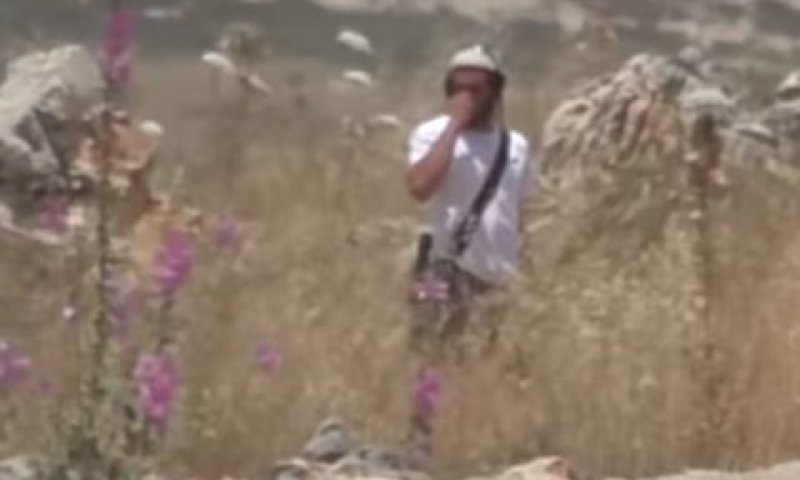 החשוד בהצתה [צילום: בצלם]