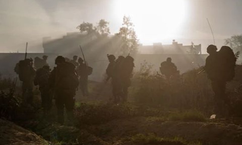 צוות קרב החטיבתי כפיר פועל בצפון הרצועה [צילום: דובר צה"ל]