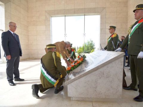 ראש ממשלת הודו בביקורו ברשות הפלשתינית