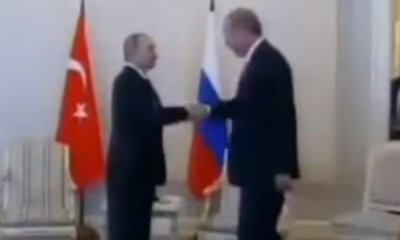 פוטין וארדואן בפגישה