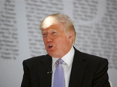 טראמפ. מסלול התנגשות [צילום: AP]