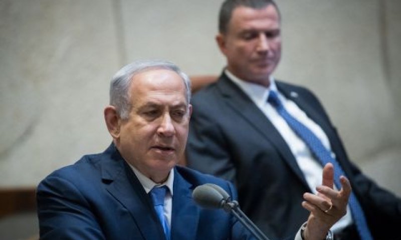 אדלשטיין ונתניהו. הקלטות [צילום: יונתן זינדל/פלאש 90]