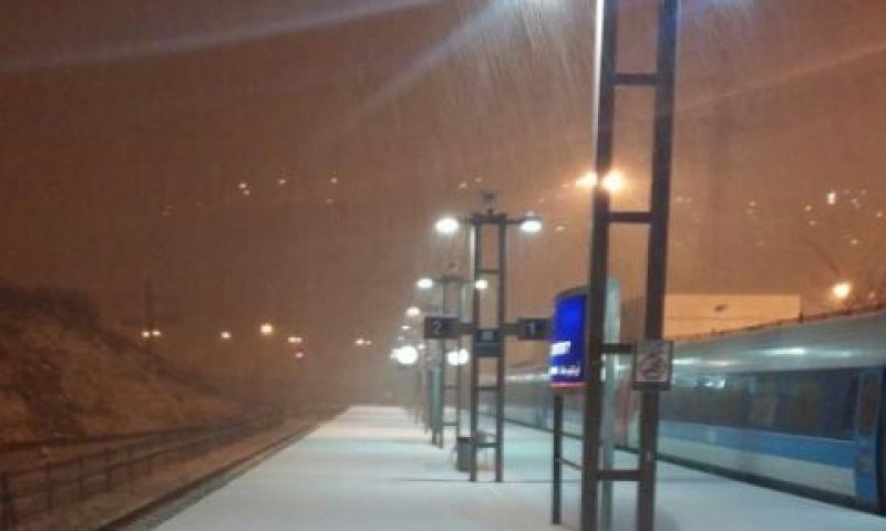 תחנת הרכבת בירושלים הערב [צילום: דוברות רכבת ישראל]