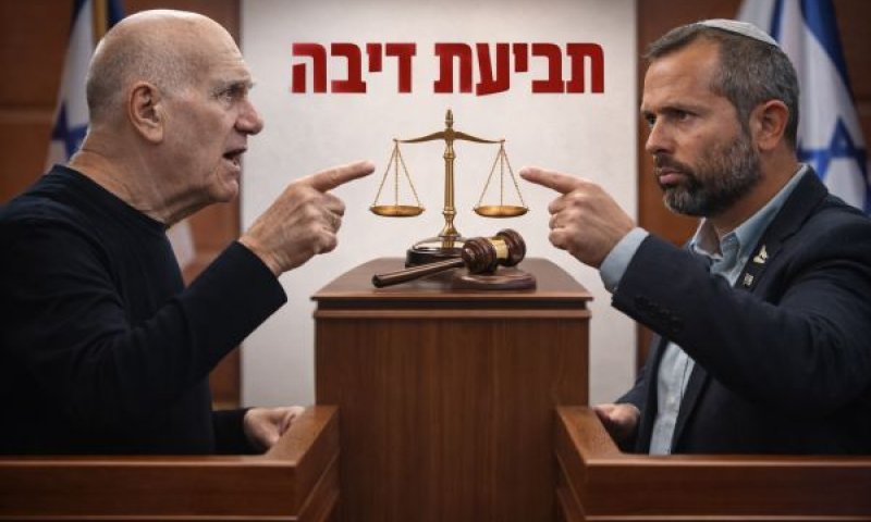 ישראל גנץ נ' אהוד אולמרט [עיבוד AI]