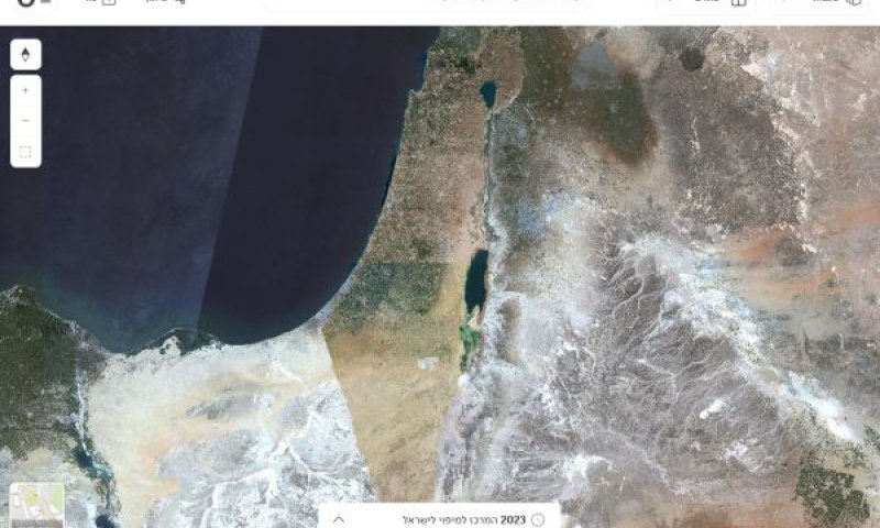אתר govmap של המרכז למיפוי ישראל