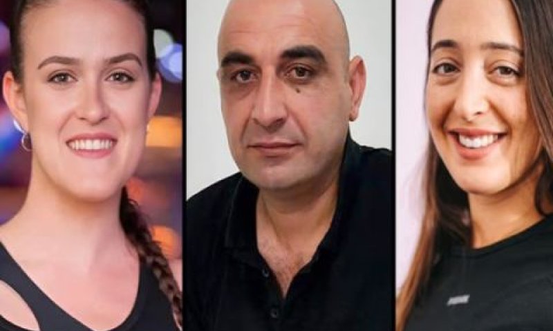 מימין: ענבר שגב ויגדר, איליה נוזאדזה ושחר גולדמן [צילום: שימוש לפי סעיף 27א' לחוק זכויות היוצרים]