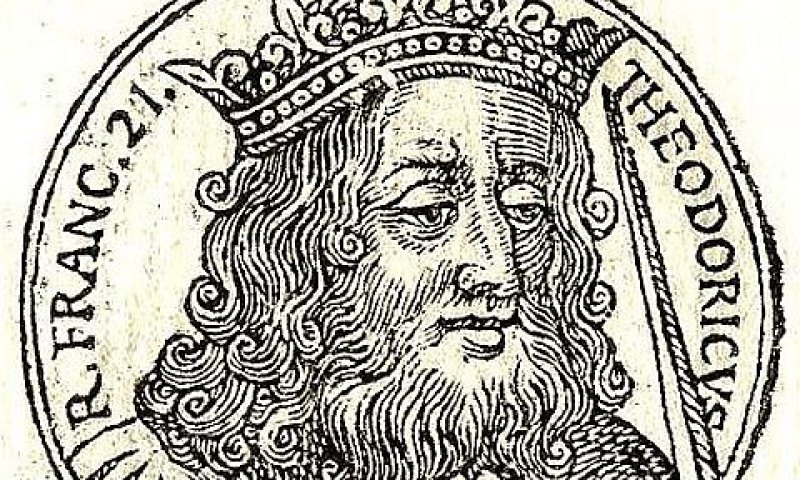 איור של תאודריק הרביעי מתוך "Promptuarii Iconum Insigniorum"