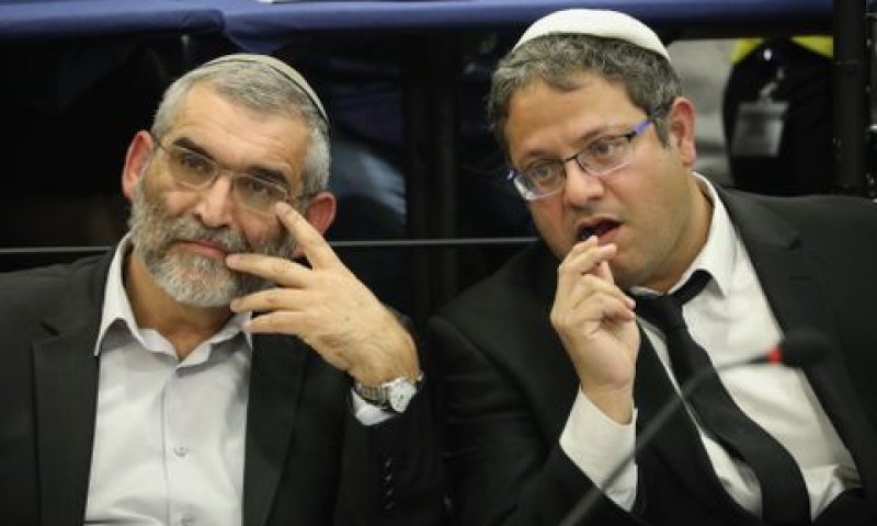 איתמר בן-גביר, מיכאל בן-ארי [צילום: נעם רבקין פנטון/פלאש 90]