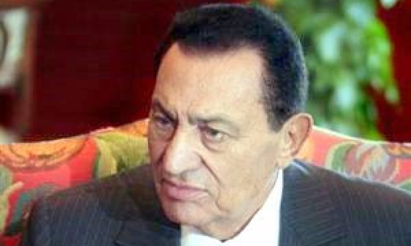 מובארק. לפני הדחתו [צילום: AP]