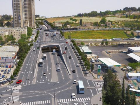 הדמיית מנהרת אשר וינר [צוות תכנית אב לתחבורה]
