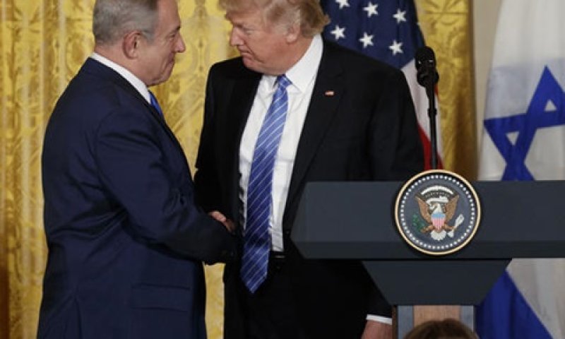 טראמפ ונתניהו. מחמאות הדדיות [צילום: אוון ווצ'י, AP]