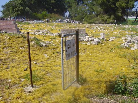 שרידי בית הקברות אל-לג'ון [עומר כרמון]