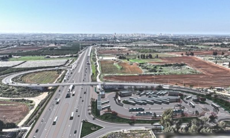 מסוף פרדס חנה [הדמיה: נתיבי איילון]
