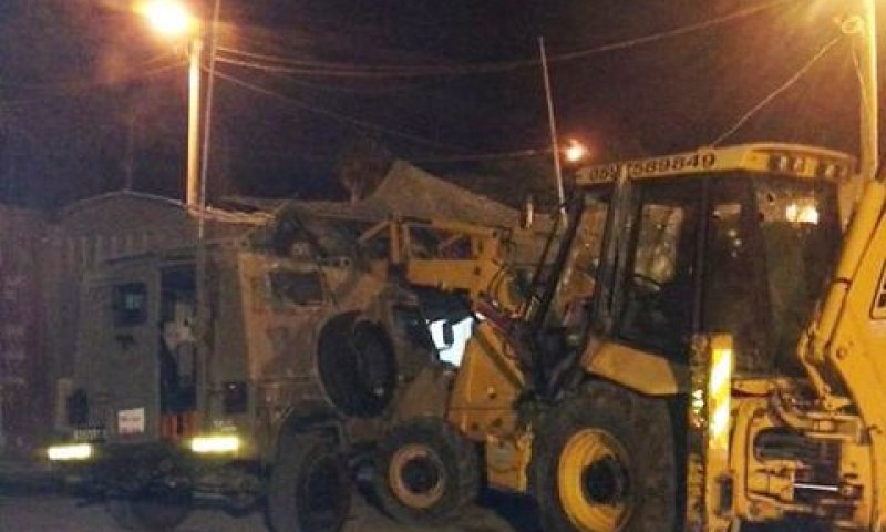 זירת האירוע החבלני [צילום: דו"צ]