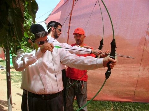נופשים בגליל העליון. קליעה למטרה [צילום: יח"צ]