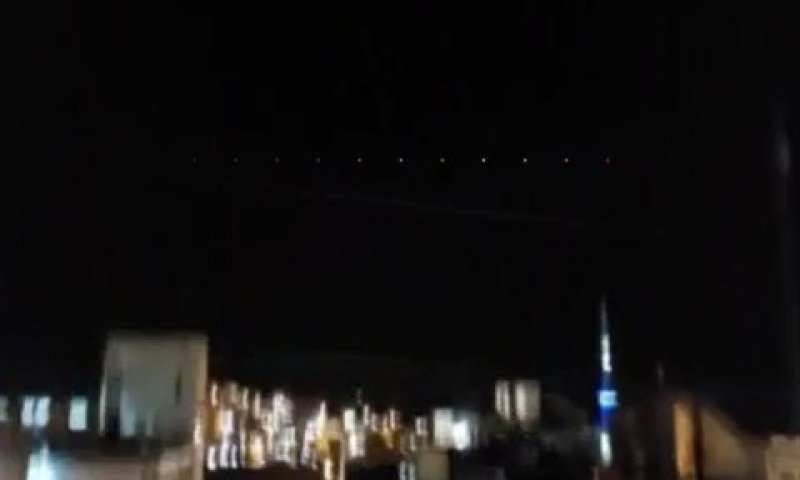 מתקפת כטב"מים מאירן כפי שצולמה מעירק