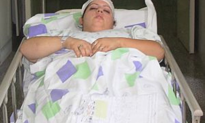 מתנדבת מד"א שנפצעה בפקיעין [צילום: מד"א]