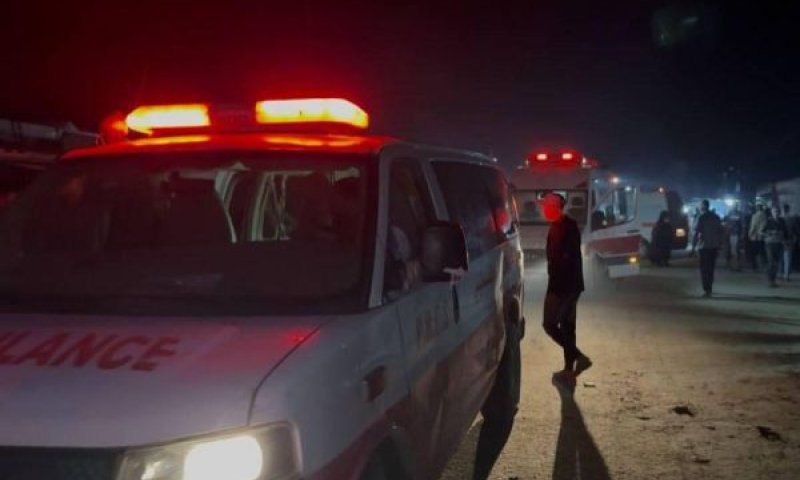 אחת מזירות התקיפה של צה"ל [צילום: רשתות ערביות]