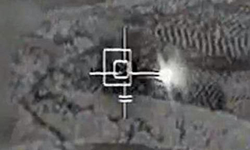 הפלת כלי הטייס האירני לפני כחודשיים [צילום: דובר צה"ל]