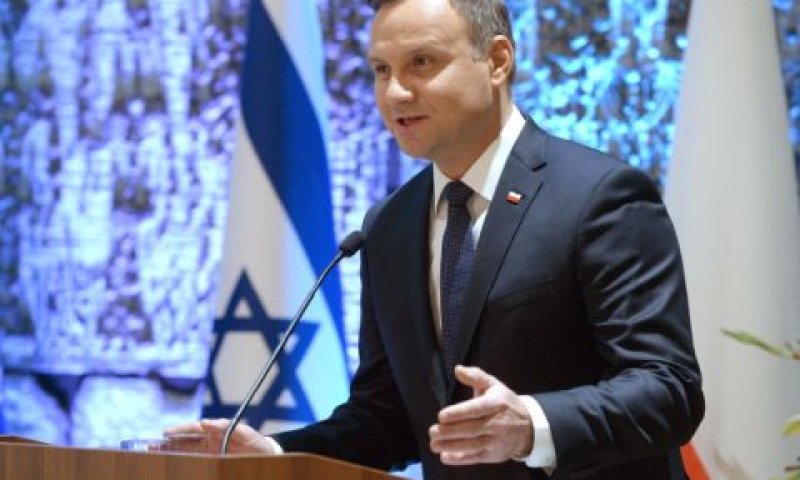 נשיא פולין אנדז'יי דודה [צילום: מארק ניימן/לע"מ]