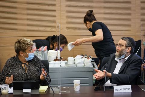 גפני ושפק [צילום: נועם מושקוביץ/דוברות הכנסת]
