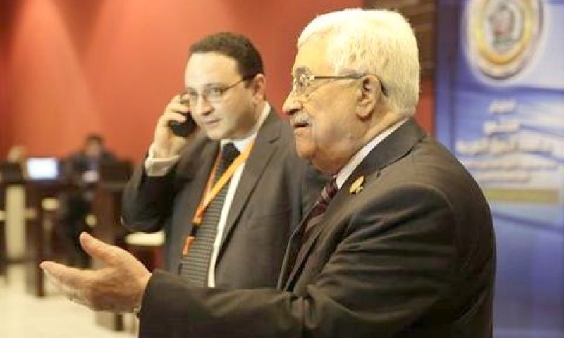 אבו מאזן. עם הגרועים באויבים [צילום: תומס הארטוול/AP]