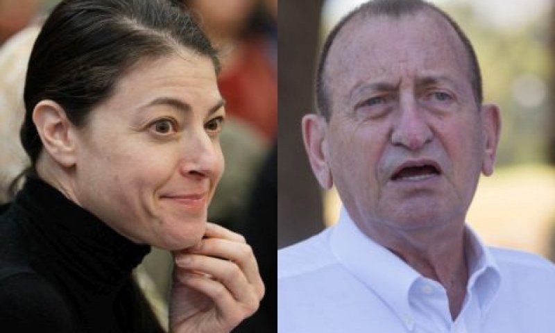 חולדאי ומיכאלי [צילום: מרים אלסטר/פלאש 90]