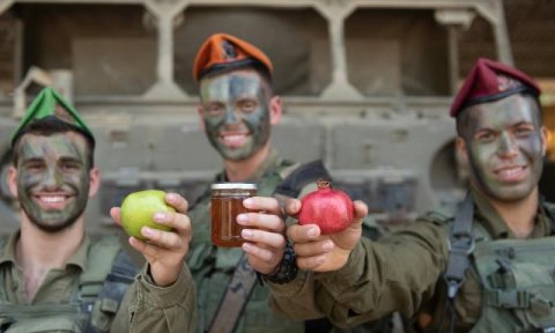 התפוחים כבר מוכנים [צילום: דובר צה''ל]